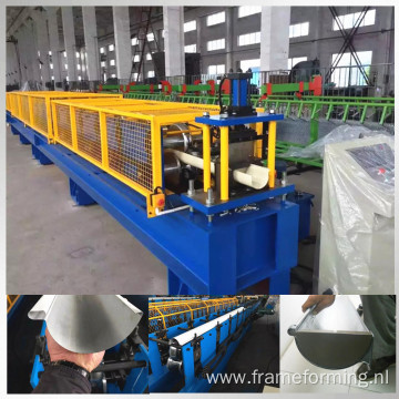 rain gutter steel roll forming machine